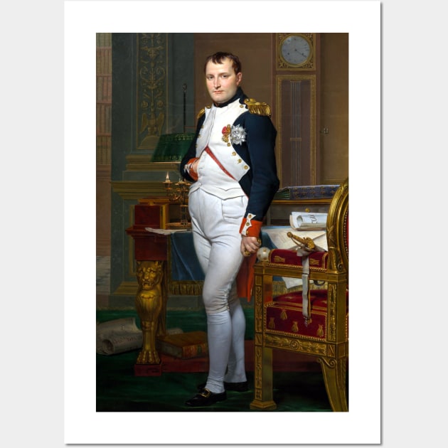 Jacques-Louis David The Emperor Napoleon in His Study at the Tuileries Wall Art by pdpress